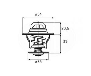 THERMOSTAT MTE481Q