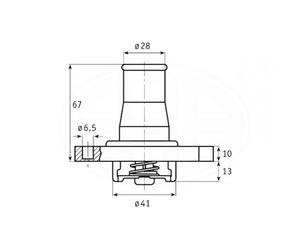 THERMOSTAT MTE757Q
