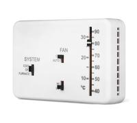 Thermostat Mur Analogique Contrôle, de Température, Camping-car | Usage Rv et Camping-car, Installation Facile, Large Compatibilité, Carte Électronique Intégrée