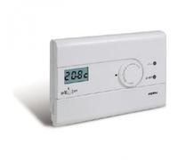 Thermostat Mur Analogique Numérique Blanc Série Slim À Piles - PERRY ELECTR