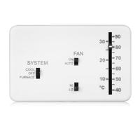 Thermostat Mural Analogique pour VR, Commande Précise, Installation Rapide | Remplacement pour Camping-car, Capteur Haute Précision, Boîtier ABS Blanc, Carte Électronique, Intérieur