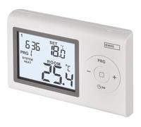 EMOS P5607 Thermostat Mural, régulateur de température ambiante, numérique, programmable, avec Protection antigel, Filaire pour Montage en Surface, pour systèmes de Chauffage et de Refroidissement