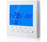 Thermostat numérique - AIMOONSA - 2 fils - Programmable 6j/2p - Écran LCD - Antigel