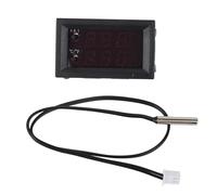 Thermostat Numérique DC 12V LCD Contrôleur Régulateur avec Sonde de Capteur pour Systèmes de Chauffage