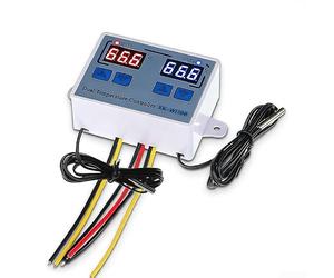 Thermostat Numérique Double pour relais 1500W Précision 0.1°C | Double pour relais indépendant, précision 0.1°C, pour affichage LED clair, mémoire settings, pour alarme panne
