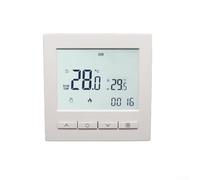 Thermostat numérique intelligent avec écran LCD tactile pour chauffage de la pièce et du sol avec sécurité enfant et programmateur à 6 périodes