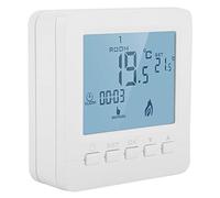 Thermostat numérique Intelligent,Thermostat programmable Intelligent,Thermostat Programmable Affichage numérique LCD contrôleur de température Intelligent 5A pour Maison Chaudière à Murale au Sol