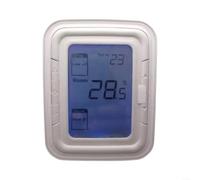 Thermostat numérique LCD pour contrôle de bobine de ventilateur Honeywell | Matériau ABS, écran bleu, modes chauffage/refroidissement/ventilateur, efficacité énergétique, interface conviviale