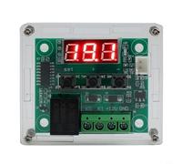 Thermostat numérique LED 12 V pour contrôleur W1209 - Programmable, plage de -50 °C à 110 °C, précision ± 0,1 °C, boîtier ABS, industriel (LED rouge)