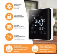 Thermostat Numérique Pour Chauffage Au Sol Avec Écran Tactile