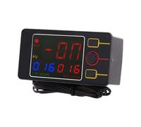 Thermostat numérique pour contrôle de la température et du temps avec installation intégrée, options multi-tensions et matériau ABS ignifuge (DC12V)