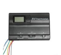 Thermostat numérique pour pompe à chaleur et four à gaz, contrôle de la température -1°C à 37°C, modes ventilateur/thermostat, compatible avec 8330-336*/337*, montage mural, noir