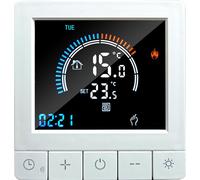 Thermostat numérique programmable avec sécurité enfants, WLAN, écran LCD, capteur NTC, chauffage électrique, sol chaud, régulateur de température du sol, mur intelligent pour bureau à domicile, hôtel