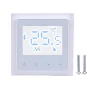 Thermostat numérique programmable Intelligent Contrôleur de température à Commande Tactile WiFi avec Surveillance à Distance par Application pour Montage Mural Domestique ABS