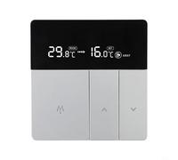 Thermostat numérique programmable pour chaudière à eau et à gaz ou chauffage électrique au sol, 90-240 V AC avec courant optionnel 3 A/16 A, précis
