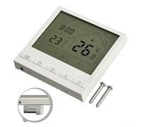 Thermostat numérique programmable pour chauffage au sol électrique et à base d'eau avec horaire hebdomadaire 5+1+1 et montage mural (16A)