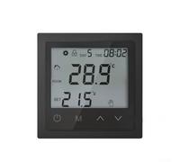 Thermostat numérique programmable pour chauffage au sol, mode de verrouillage enfant et mémoire de panne de courant, réglages de température réglables avec affichage LED lumineux