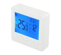 Thermostat numérique sans fil, contrôleur de température ambiante LCD avec capteur intégré, thermostat intelligent programmable avec 2 vis de fixation
