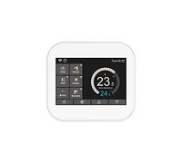 Thermostat numérique WiFi avec écran LCD tactile - Chauffage par le sol - Blanc