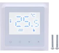 Thermostat numérique WiFi Smart Programmable Contrôleur de température tactile pour la maison rétro-éclairé blanc