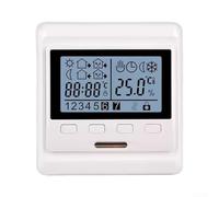 Thermostat Plancher Chauffant 16A Programmable Hebdo(16A) | Programmation hebdo flexible, 6 périodes/ pour jour, modes 5+2 7 jours, adapté à tous rythmes de vie