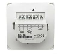 Thermostat pour chauffage pour sol 220V 16A Mécanique LCD Thermostat | Écran LCD clair, plage 5-40°C, indicateur chauffage, montage mural facile, idéal sol chauffant