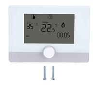 Thermostat pour la Maison, Régulateur De Température, Thermostat Programmable Numérique pour Le Système De Chauffage de la Chaudière Murale Et L'équipement De Chauffage électrique(Blanc)