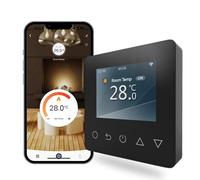 Thermostat pour Plancher Chauffant Régulateur de température numérique Circulation hebdomadaire Sonde de Sol programmable avec WiFi