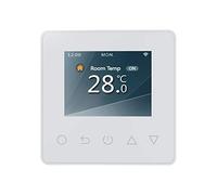 Thermostat pour Plancher Chauffant Régulateur de température numérique Circulation hebdomadaire Sonde de Sol programmable