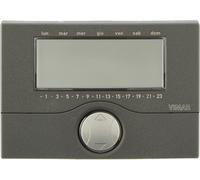 Thermostat Programmable à Piles Mural Anthracite Vimar Mod. 01910.14
