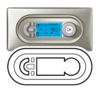 Thermostat programmable ENJ.TITA LEGRAND 068542 - Blanc
