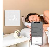 Thermostat programmable intelligent avec contrôle par application sans fil, pour chauffage électrique au sol, chauffage de l'eau et systèmes de chaudière murale (W-Water Heating)