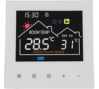 Thermostat programmable intelligent avec écran tactile et affichage LCD Thermostat de chauffage de l'eau pour la maison, le bureau, le centre commercial et l'hôtel WiFi, compatible avec Tuya
