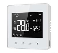 Thermostat programmable intelligent WiFi pour chaudière à gaz pour application Tuya SmartLifes, contrôle du bouton tactile, contrôleur de température de chauffage central à piles avec horaire