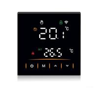 Thermostat programmable intelligent WiFi pour gaz, chaudière à eau chaude et chauffage au sol, plage de 5 à 55 °C, précision ± 0,5 °C, écran tactile LCD (chaudière à gaz 3 A)