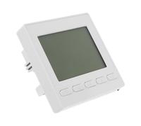 Thermostat Programmable Mural Blanc avec Écran LCD pour Chauffage et Hvac | Commande Murale, Programmation Flexible, Compatibilité, Boîtier Plastique Cuivre, pour Bureaux et Familles