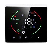 Thermostat Programmable NTC, Thermostat à écran Tactile K6A 16A IP20, Thermostat à Affichage Couleur