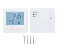 Thermostat programmable RF sans fil - Ignifuge - Régulateur de température 230V - Compatible chaudières à gaz et chauffage au sol