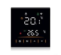 Thermostat programmable sans fil pour chaudière à gaz et chauffage au sol hydraulique avec faible visibilité lumineuse (chauffage électrique 16 A)