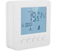 Thermostat programmable sans fil RF 230V, Matériau PC ignifuge, Programmation hebdomadaire, Mode vacances, Précision 0.5°C, AC230V