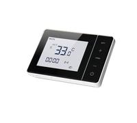 Thermostat Programmable Sans Fil RF433, Chauffage Électrique Réglable, Domotique Avec Émetteur-récepteur RF(BLACK)