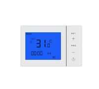 Thermostat Programmable Sans Fil RF433, Chauffage Électrique Réglable, Domotique Avec Émetteur-récepteur RF(WHITE)