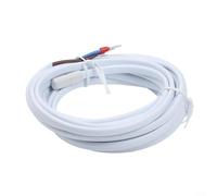 Thermostat programmable - Sonde de température - Longueur du câble : 300 cm - 10 K Ohm à 25 °C - Capteur externe avec revêtement en caoutchouc pour chauffage au sol, tuyau d'eau et d'air