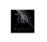 Thermostat programmable WiFi intelligent, avec capteurs internes 3 A et externes 16 A pour chauffage au sol Tuya, commande vocale pour Alexa, pour Google Assistant, planification sur sept jours