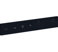 thermostat RainSelect encastré de la taille d'une main pour 3 consommateurs, 15381670, Couleur: Noir Mat
