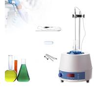 Thermostat réglable et agitateur magnétique, permettant un contrôle précis de la température, idéal for les expériences scientifiques dans les universités et les laboratoires.(500ml)