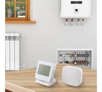 Thermostat RF pour chaudière à gaz avec contrôle sans fil RF433 1 à 1, connectivité intelligente avec application, activation vocale et paramètres réglables (pas de WiFi)