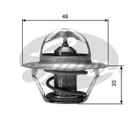 Thermostat sans boîtier TH00391G2 GATES pour FORD AUDI VW