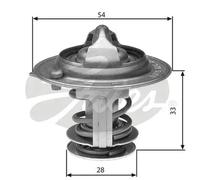 Thermostat sans boîtier TH29882G1 GATES pour HYUNDAI GENESIS KIA