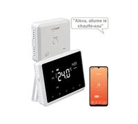 : Thermostat sans fil connecté pour chaudière à gaz et chauffe-eau avec commandes vocales